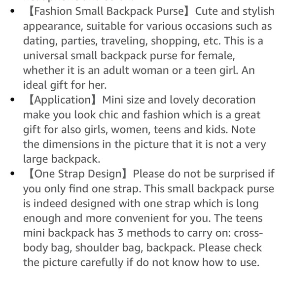 New Beige / Off White & Gold Small Backpack - Picture 16 of 16